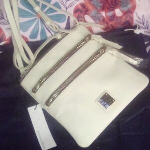 Dooney & Bourke Triple Zip Crossbody purse